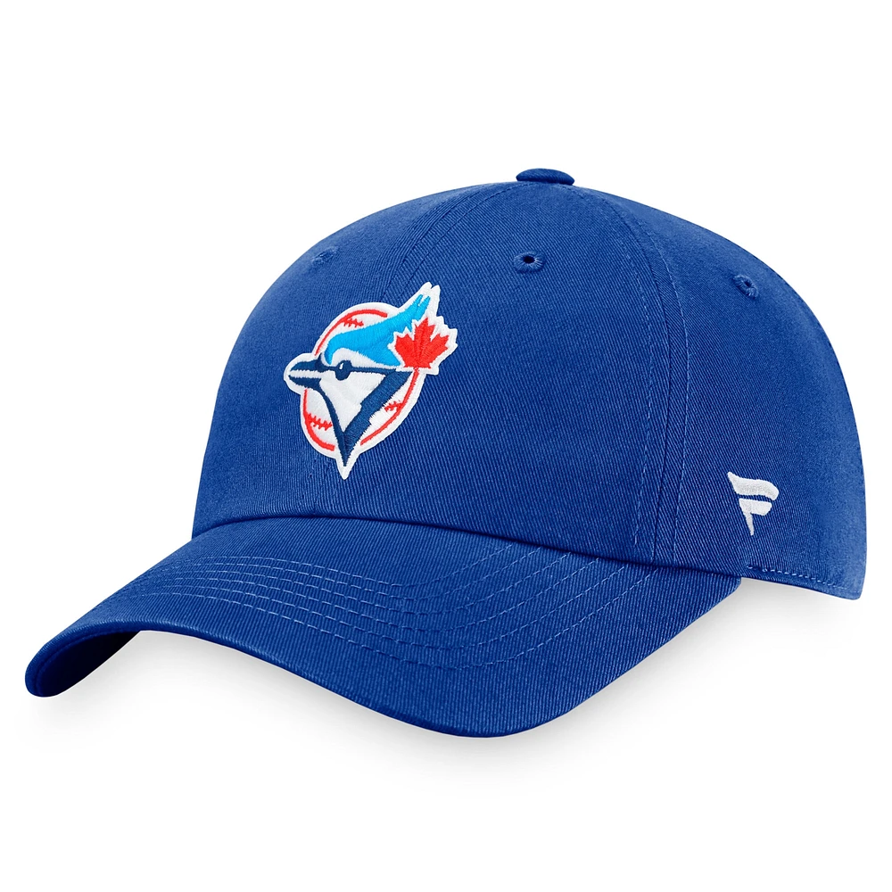 Men's Fanatics Royal Toronto Blue Jays Cooperstown Collection Core Adjustable Hat