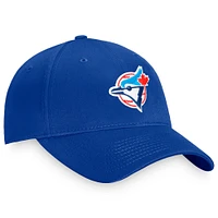 Casquette réglable Fanatics Royal Toronto Blue Jays Cooperstown Collection Core pour hommes