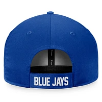 Casquette réglable Fanatics Royal Toronto Blue Jays Cooperstown Collection Core pour hommes