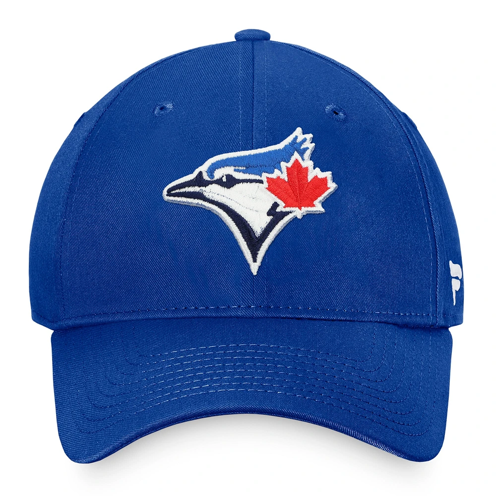 Casquette réglable Fanatics Royal Toronto Blue Jays Core pour hommes