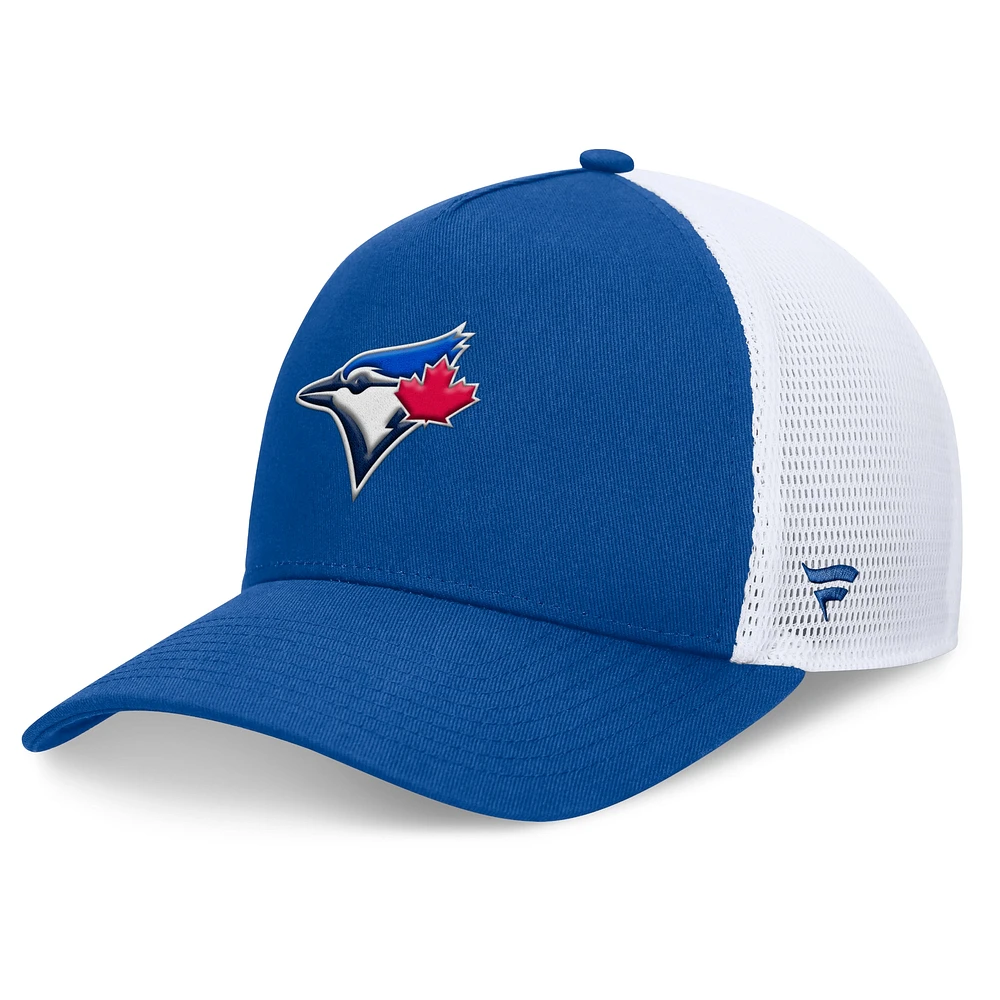 Casquette réglable fondamentale en A Royal Toronto Blue Jays Fanatics pour hommes