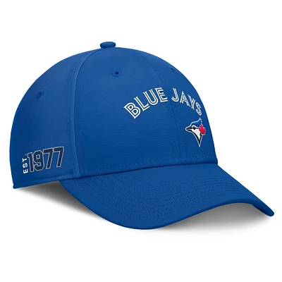 Casquette Flex Fundamental Tag de Fanatics Royal Toronto Blue Jays pour homme