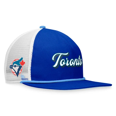 Casquette Snapback Heritage Golfer Fanatics Royal Toronto Blue Jays pour hommes