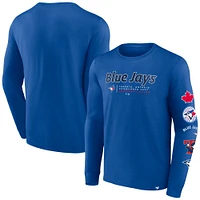 Men's Fanatics Royal Toronto Blue Jays Strike the Goal Long Sleeve T-Shirt