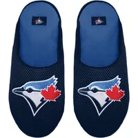 Toronto Blue Jays FOCO Big Logo Colorblock Mesh Slippers