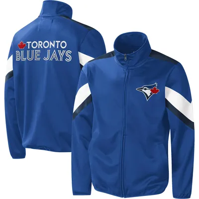 G-III Sports by Carl Banks Royal Toronto Blue Jays Earned Run Full-Zip pour homme - Veste de survêtement