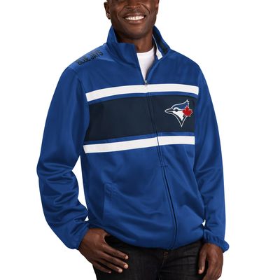 Men's G-III Sports by Carl Banks Royal Toronto Blue Jays Off Tackle - Full-Zip Track Jacket