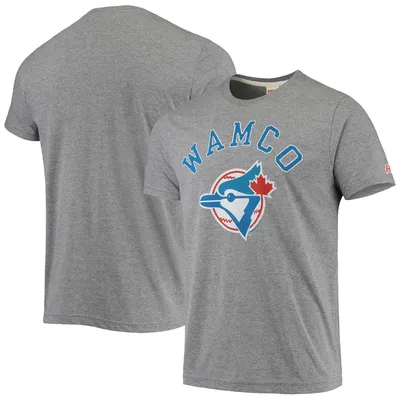 Toronto Blue Jays Homage Hyper Local Tri-Blend T-Shirt - Gray