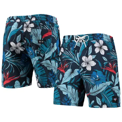 Toronto Blue Jays Hurley x '47 Cannonball Tropics Swim Shorts - Navy