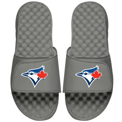 Toronto Blue Jays ISlide Alternate Logo Slide Sandals - Gray