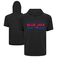 T-shirt à capuche noir Levelwear pour homme, City Connect Phase No Hitter, des Blue Jays de Toronto