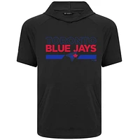 T-shirt à capuche noir Levelwear pour homme, City Connect Phase No Hitter, des Blue Jays de Toronto