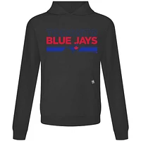 Men's Levelwear  Black Toronto Blue Jays City Connect Relay No Hitter Pullover Hoodie