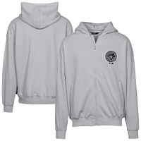 Men's Levelwear  Gray Toronto Blue Jays Oversized Uphill Digital Camo Full-Zip Hoodie