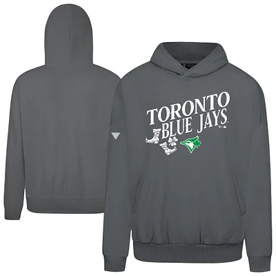Men's Levelwear  Gray Toronto Blue Jays St. Patrick's Day Pullover Hoodie