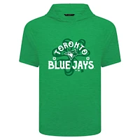 Men's Levelwear Green Toronto Blue Jays St. Patrick's Day Phase Shamrock Short Sleeve T-Shirt Hoodie