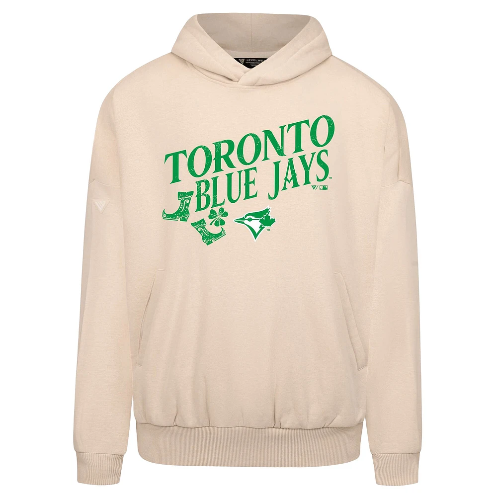 Sweat à capuche kaki Toronto Blue Jays St. Patrick's Day pour homme Levelwear