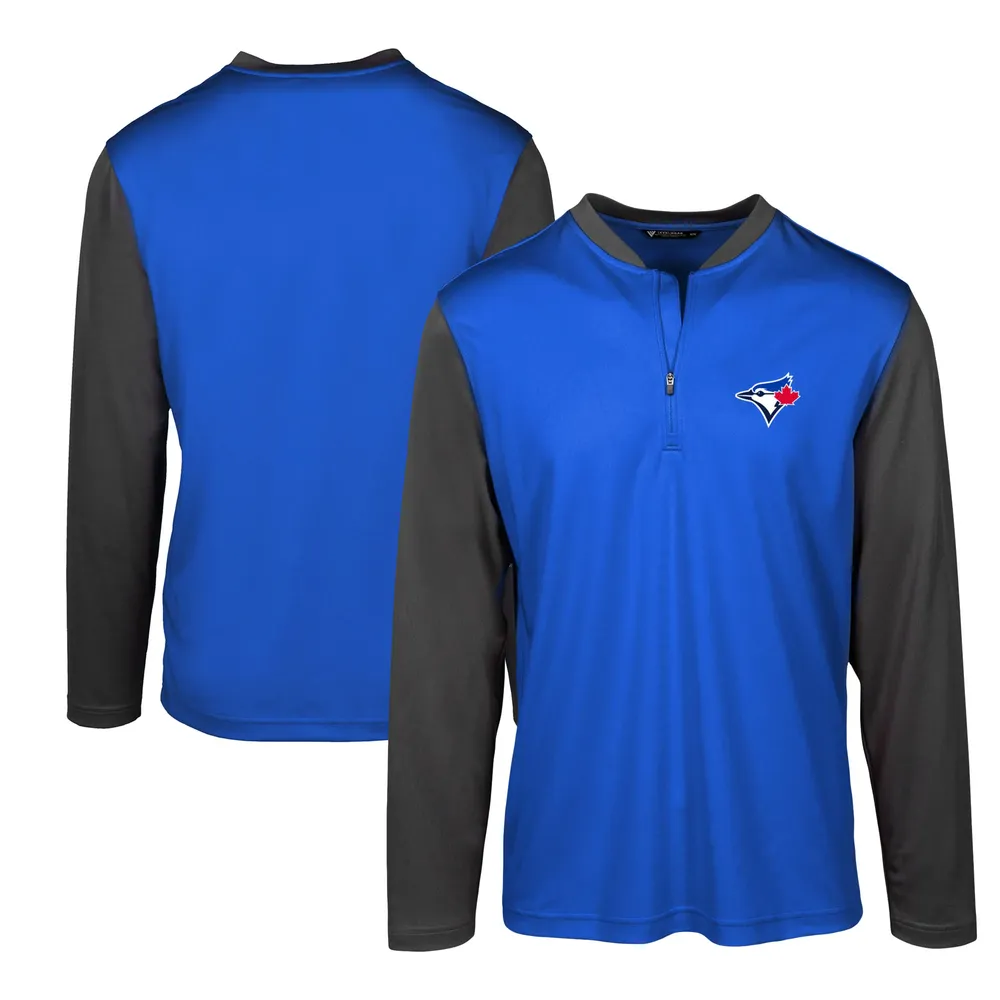 Spector des Blue Jays de Toronto Levelwear Royal/Noir pour hommes - Haut à quart glissière