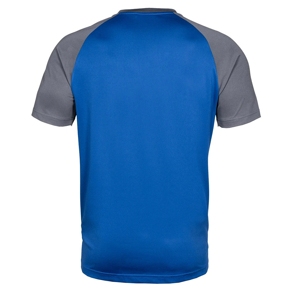 Men's Levelwear Royal/Gray Toronto Blue Jays Tracker Raglan - Polo