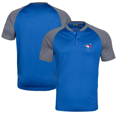 Men's Levelwear Royal/Gray Toronto Blue Jays Tracker Raglan - Polo