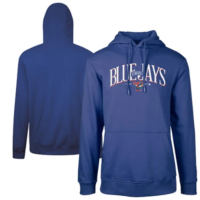 Sweat à capuche rétro pour homme Levelwear Royal Toronto Blue Jays Cooperstown Collection Podium