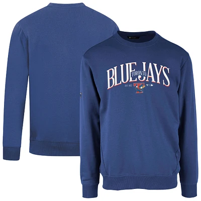 Sweat-shirt à enfiler vintage Zane pour homme de la collection Cooperstown des Royal Toronto Blue Jays Levelwear