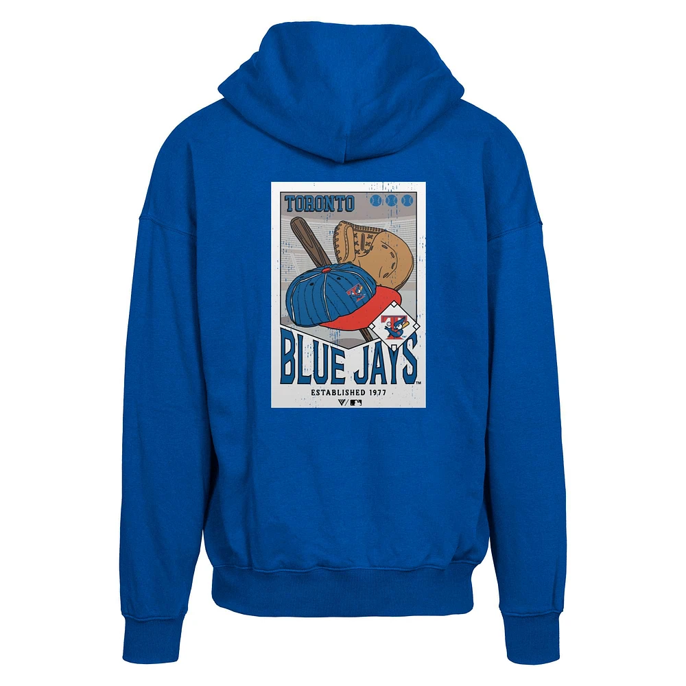 Men's Levelwear  Royal Toronto Blue Jays Uphill City Core Logo Full-Zip Hoodie