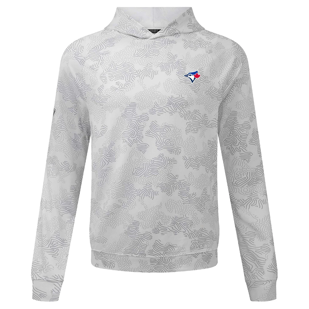 Sweat à capuche Blender Insignia 2.0 blanc pour homme des Blue Jays de Toronto Levelwear