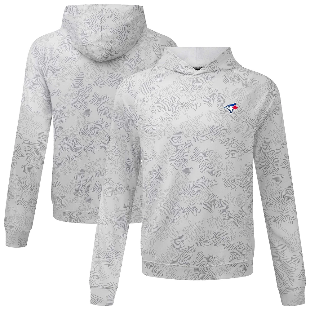 Sweat à capuche Blender Insignia 2.0 blanc pour homme des Blue Jays de Toronto Levelwear