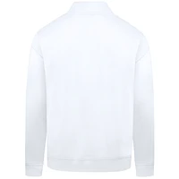 Men's Levelwear  White Toronto Blue Jays Cooperstown Collection Murray Quarter-Zip Sweatshirt