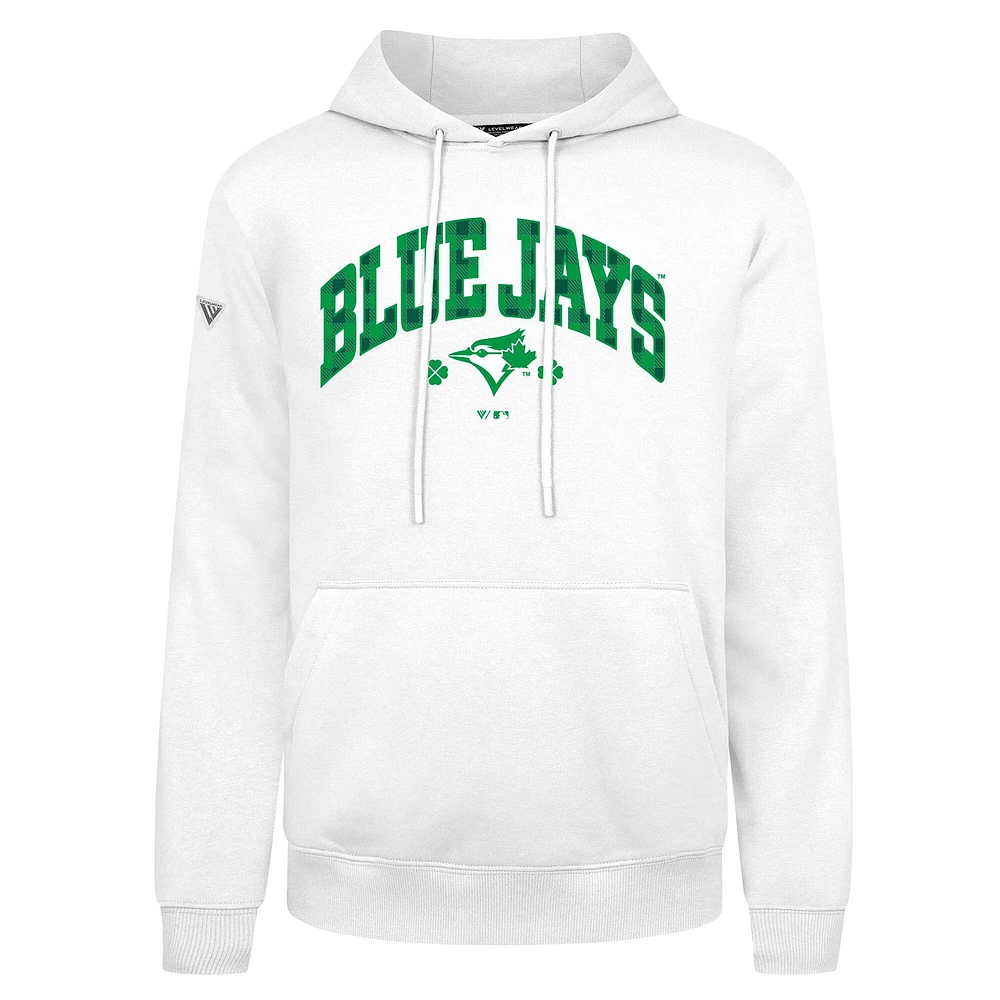 Sweat à capuche carreaux Podium de la Saint-Patrick des Blue Jays Toronto pour homme Levelwear