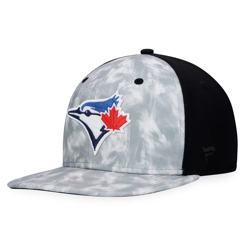 Men's Fanatics Branded Gray/Black Toronto Blue Jays Team Fitted Hat