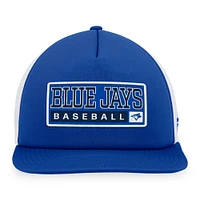 Men's Majestic Royal/White Toronto Blue Jays Foam Trucker Snapback Hat