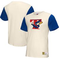 Mitchell & Ness Arched Logo Slub LS Tee Toronto Blue Jays