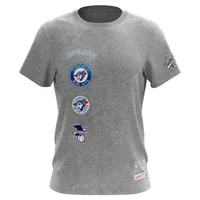 T-shirt de la collection City Blue Jays Toronto Mitchell & Ness pour homme, gris