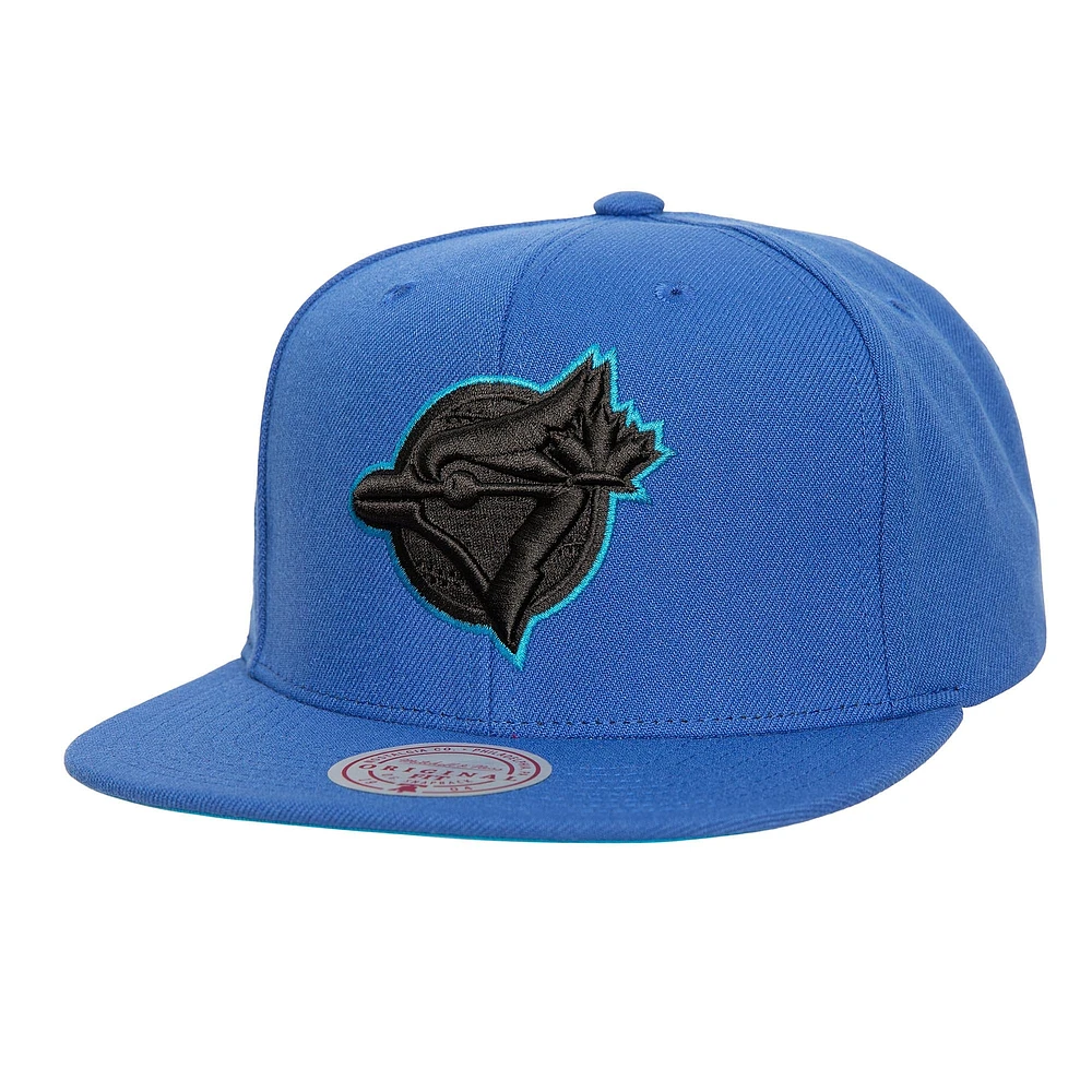 Men's Mitchell & Ness Royal Toronto Blue Jays Cooperstown Collection Eclipse Snapback Hat