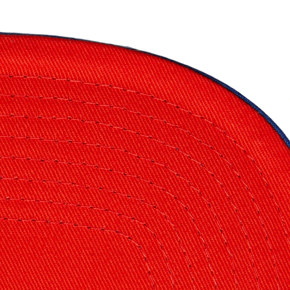 Casquette Snapback avec étiquette de l'équipe des Blue Jays de Toronto Royal Mitchell & Ness pour hommes