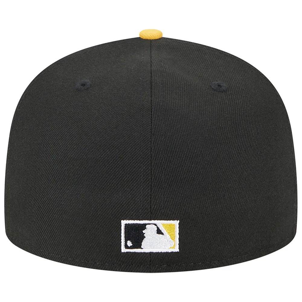 New Era Men's New Era Black/Gold Toronto Blue Jays 59FIFTY Fitted Hat