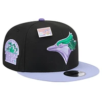 Men's New Era Black/Light Purple Toronto Blue Jays Big League Chew 9FIFTY Snapback Hat