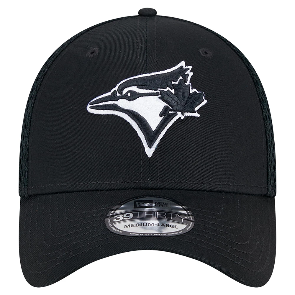 Men's New Era Black Toronto Blue Jays 39THIRTY Flex Hat