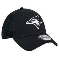 Casquette flexible 39THIRTY des Blue Jays de Toronto New Era pour hommes, noire