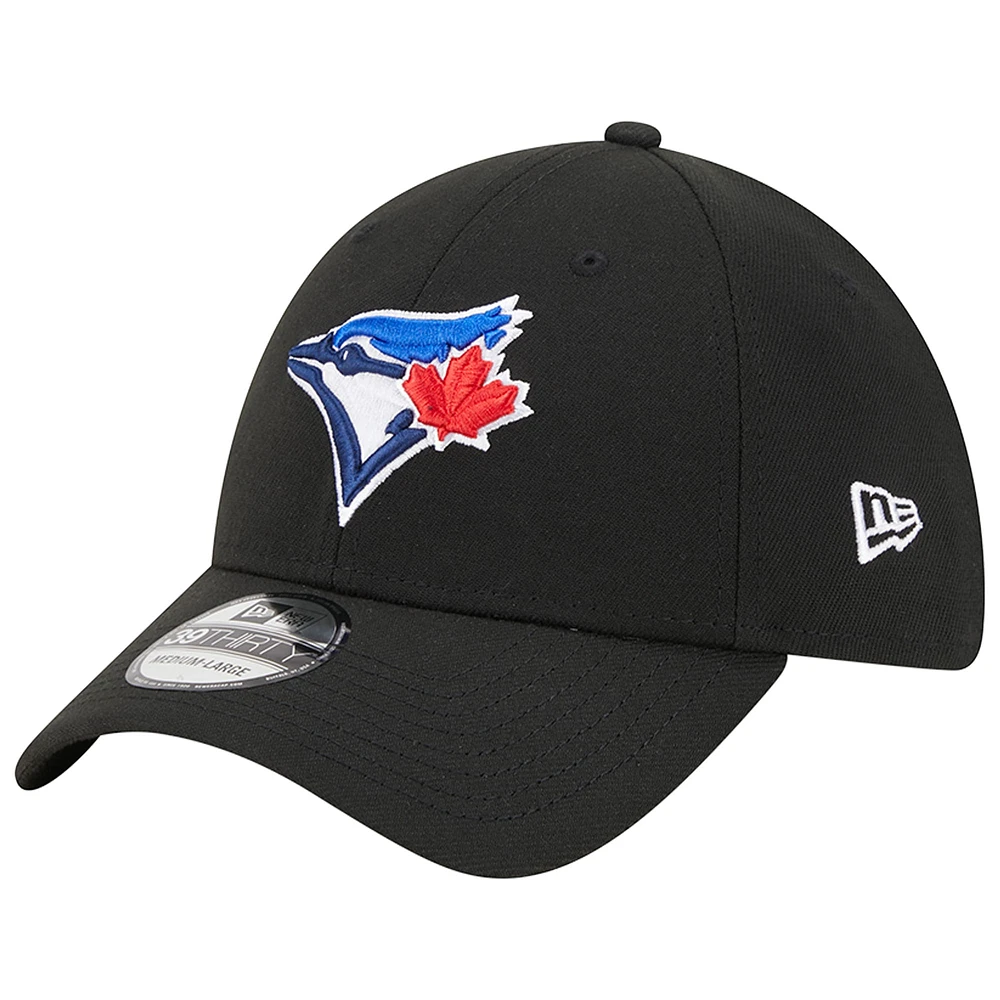 Casquette 39THIRTY Flex noire des Blue Jays de Toronto New Era pour homme