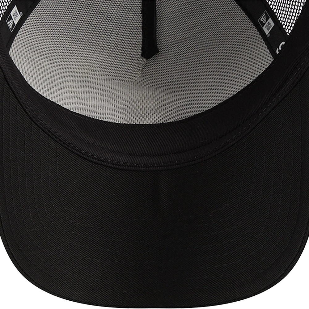 Casquette réglable noire A-Frame 9FORTY Trucker des Blue Jays de Toronto New Era pour hommes