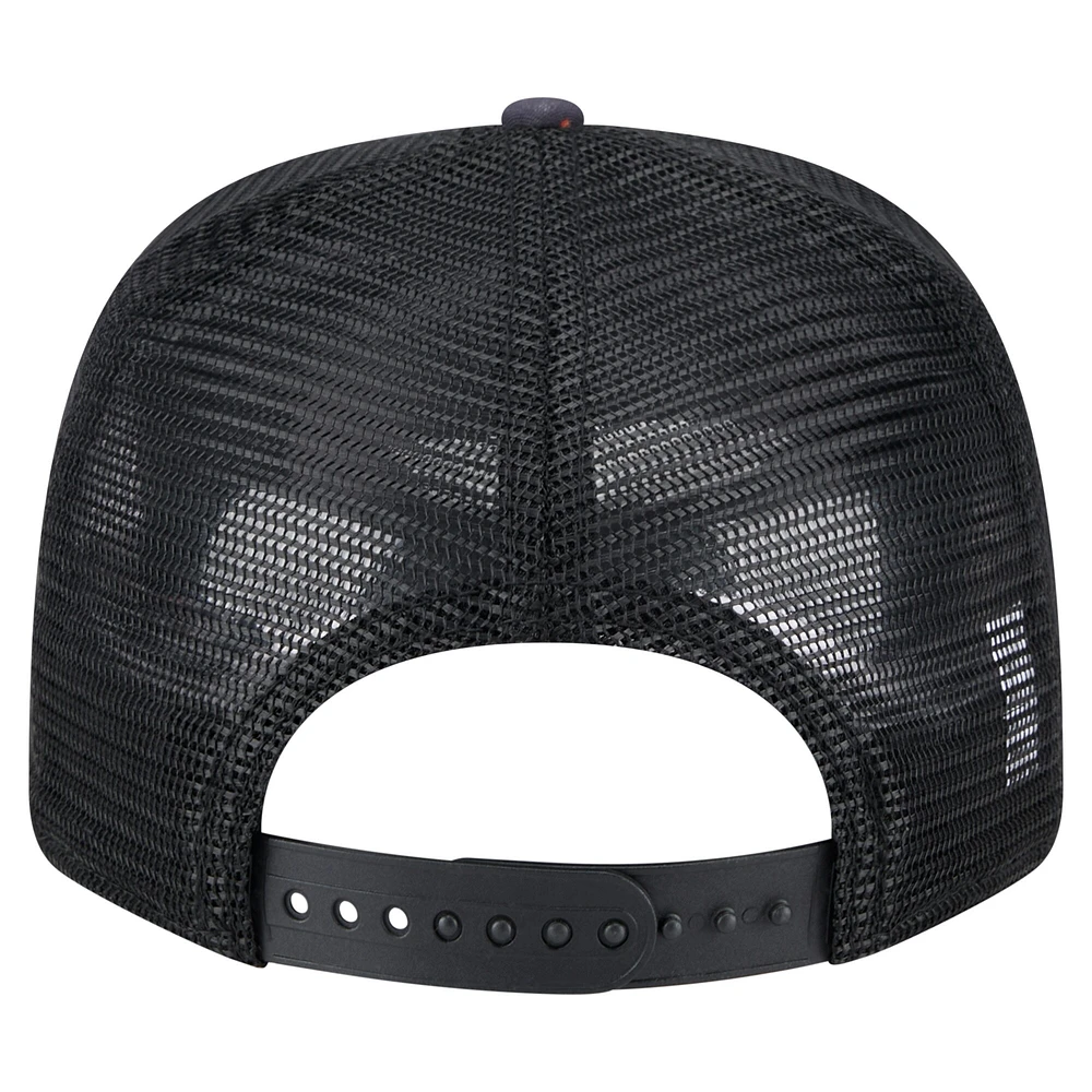 Men's New Era Black Toronto Blue Jays Adventure Drinks Pattern 9SEVENTY Stretch-Snap Hat