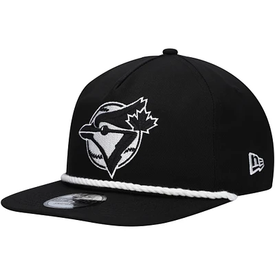 Casquette Snapback de golfeur des Blue Jays de Toronto New Era noire pour hommes