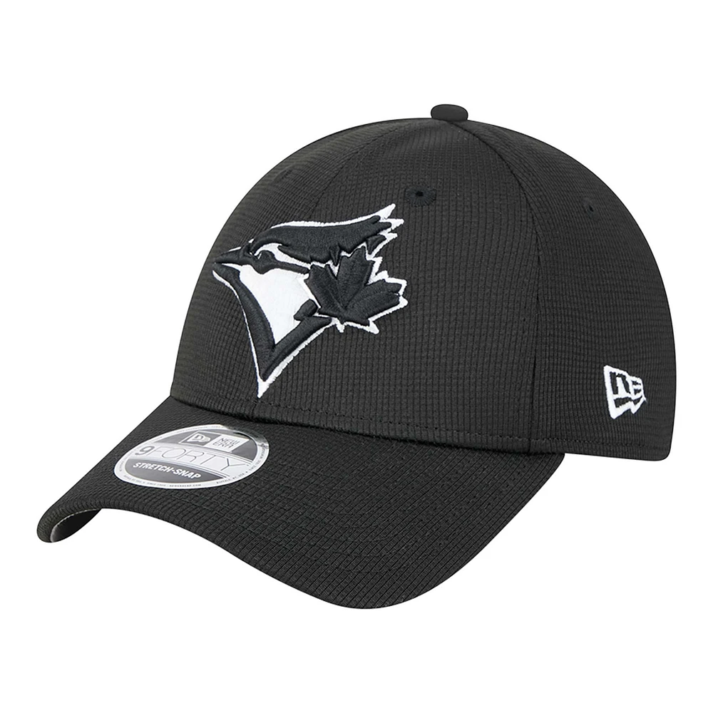 Casquette ajustable Pivot 9FORTY Toronto Blue Jays noire New Era pour homme