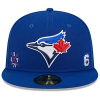 Casquette ajustée 59FIFTY de la fête du Canada 2023 des Toronto Blue Jays New Era pour homme, bleu