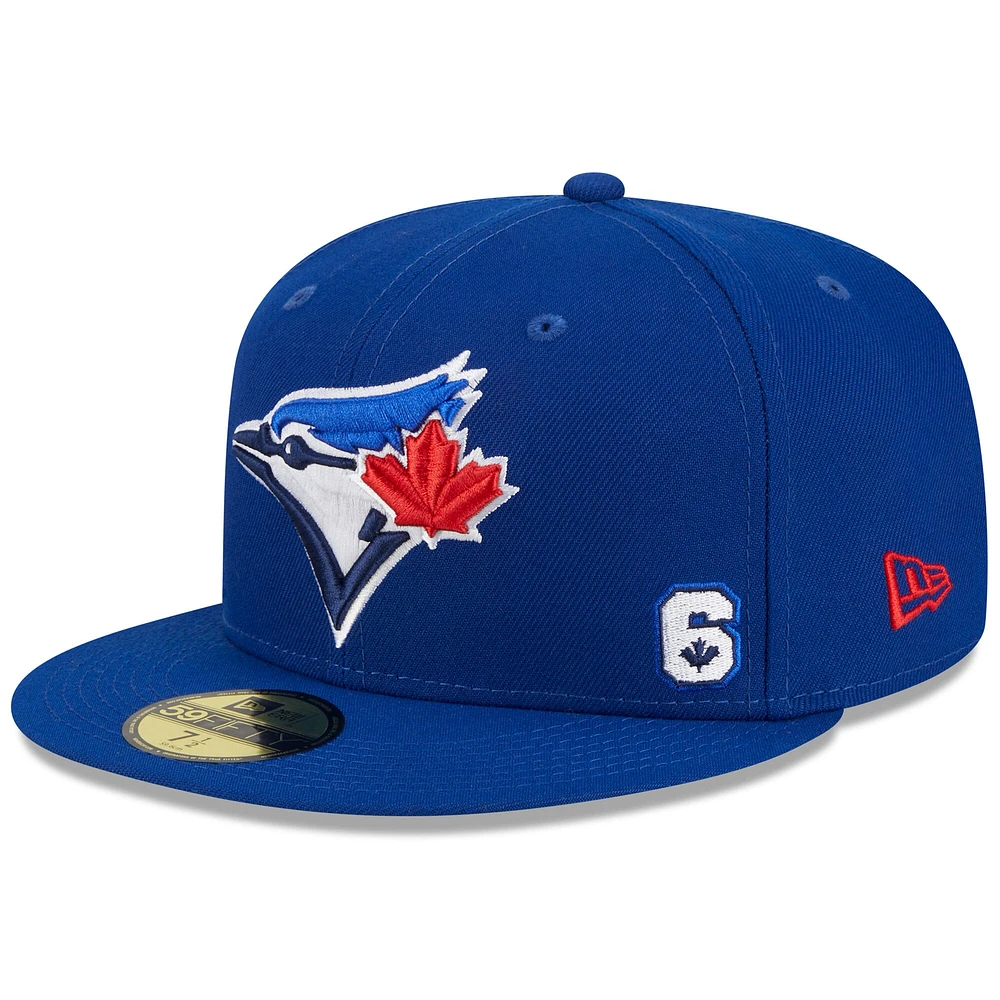 Casquette ajustée 59FIFTY de la fête du Canada 2023 des Toronto Blue Jays New Era pour homme, bleu