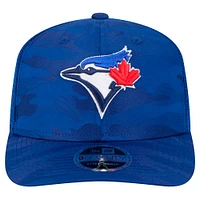 Men's New Era Blue Toronto Blue Jays Adventure Camo 9SEVENTY Trucker Stretch-Snap Hat