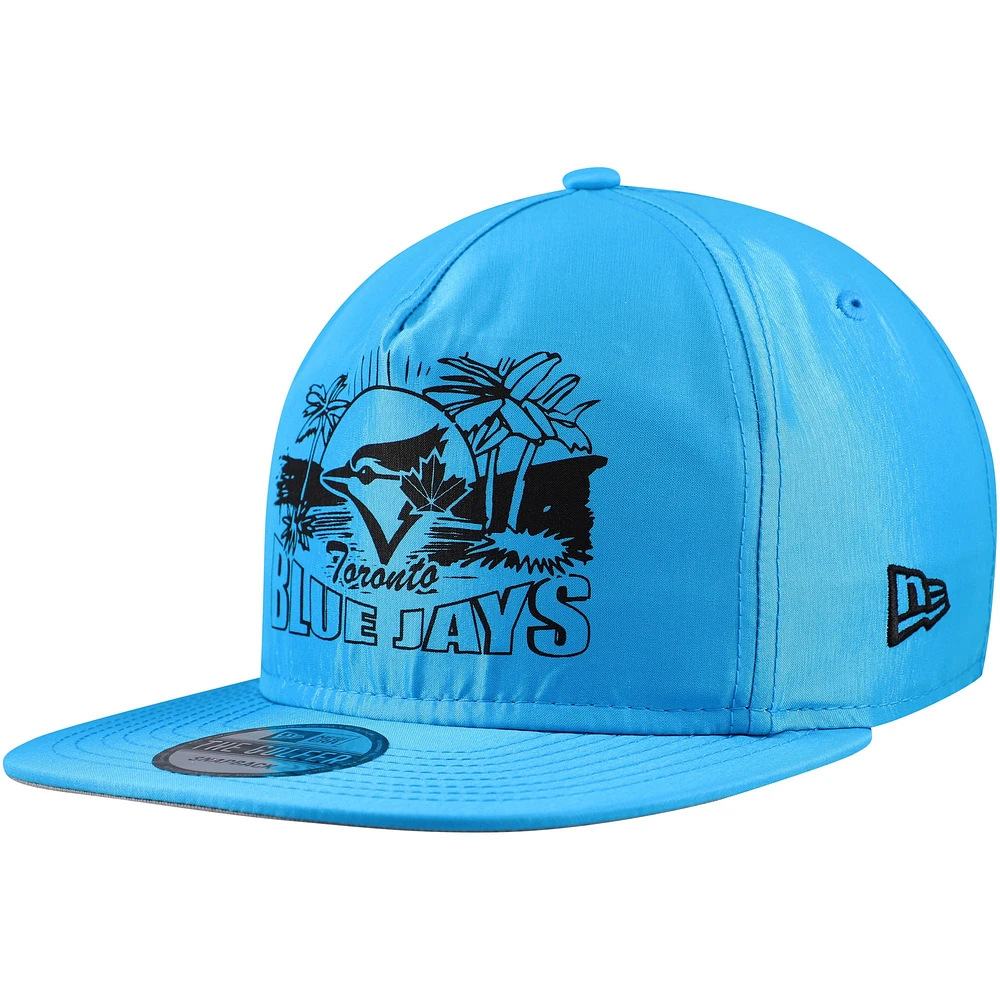 Casquette Snapback de golfeur fluo des Blue Jays de Toronto New Era bleue pour hommes